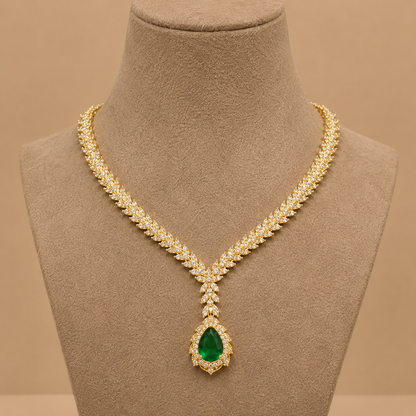 The Empress — Royal Emerald Jewelry Set